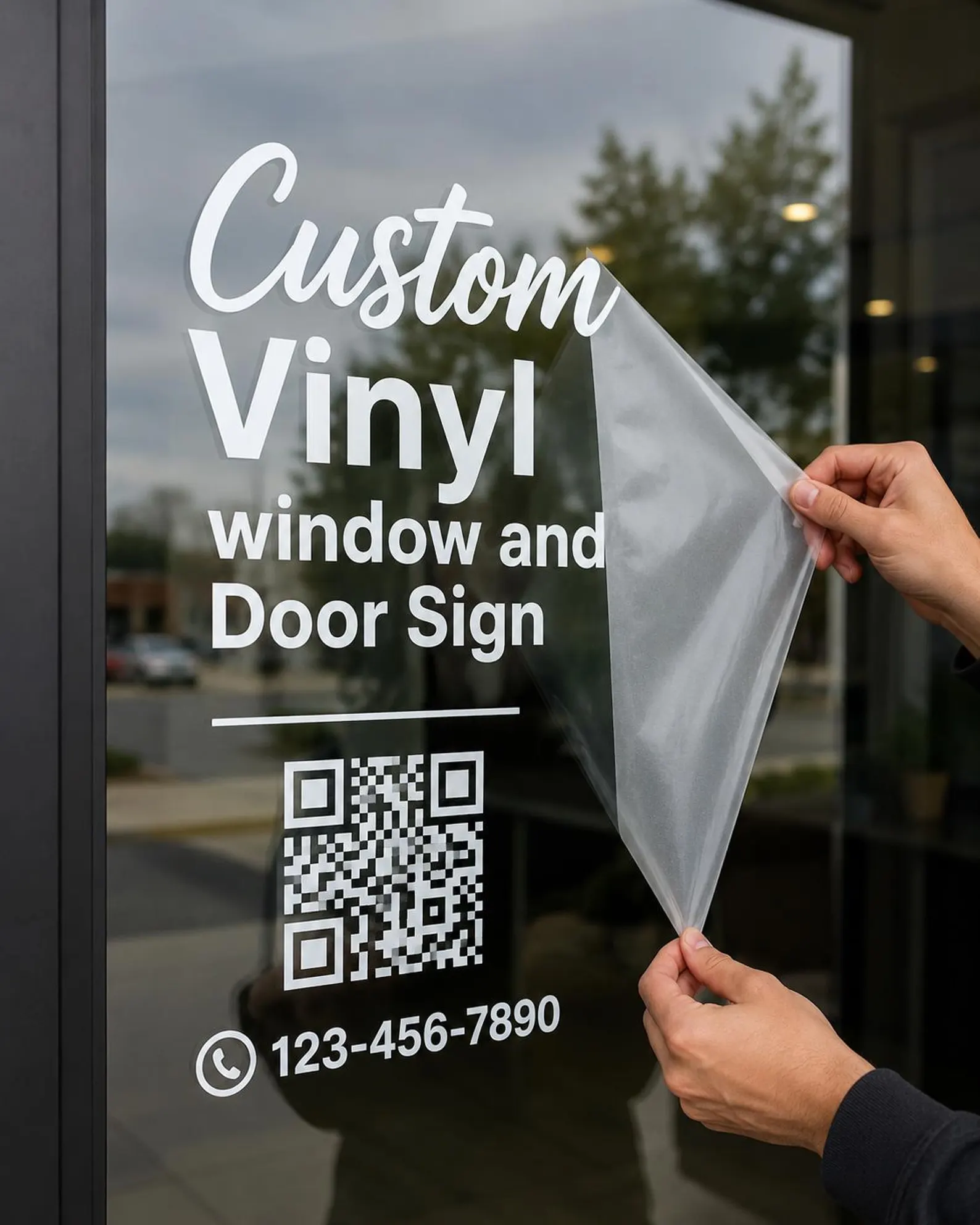 Vinyl Cut Letters — Window & Car Decals